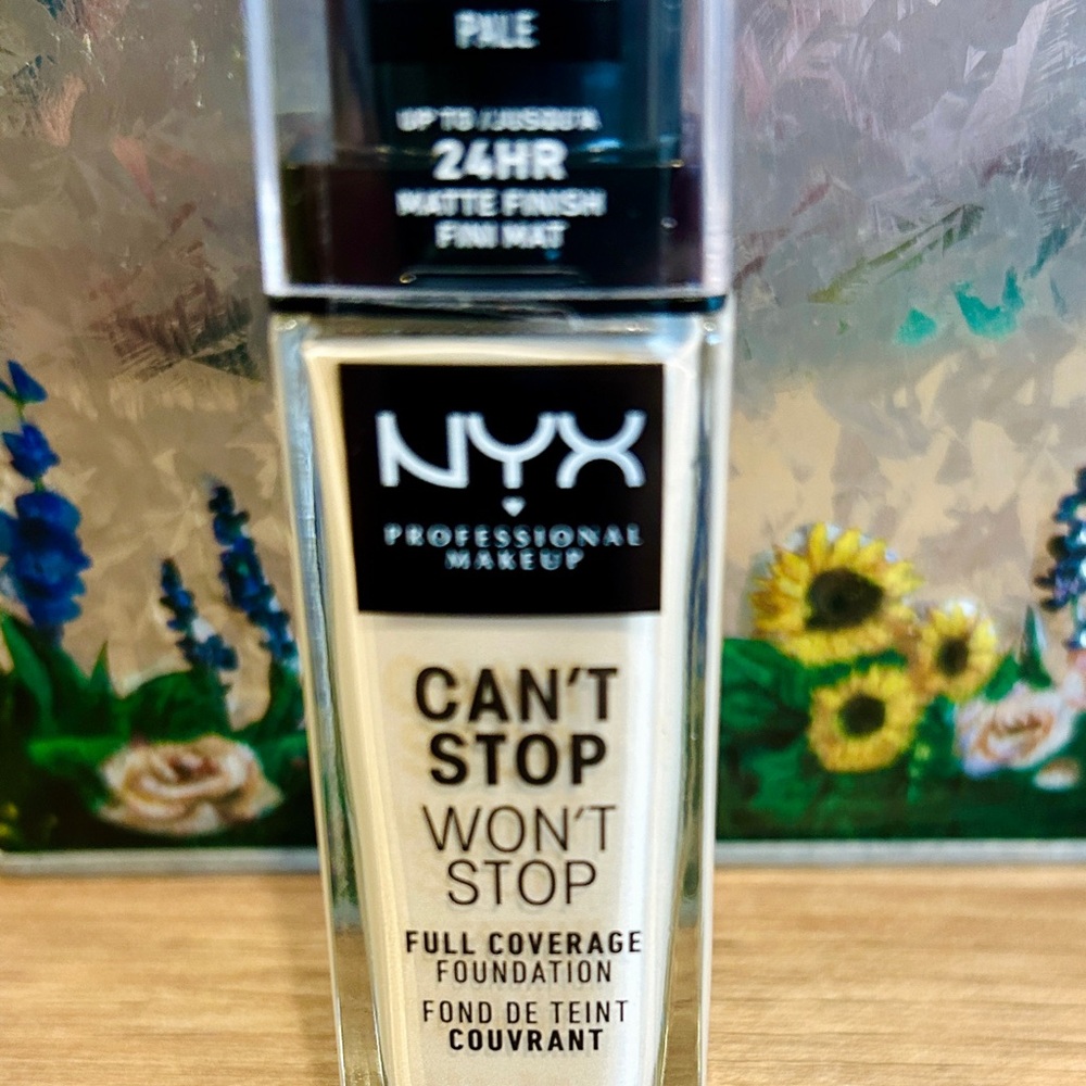 NYX Can't Stop Won't Stop Foundation, 24h Full Coverage Matte Finish - Pale